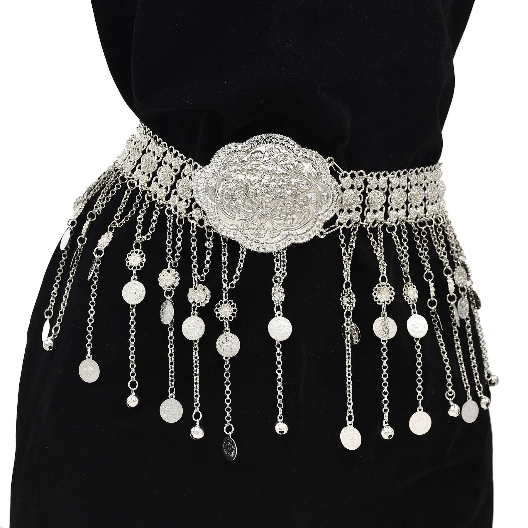Silver Plated Moroccan Caftan  - Body Jewelry Indian recension och pris