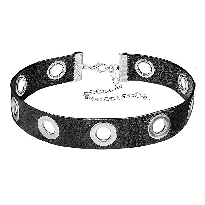 New Trend Leather Choker Neckl - Body Jewelry Trend recension och pris