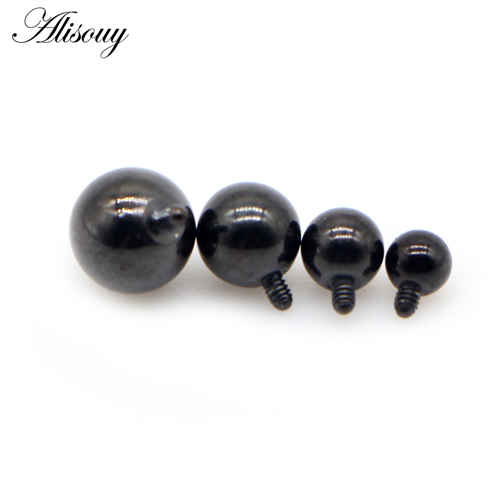 Alisouy 2PCS 3/4/5/6mm 16G Sta - Body Jewelry Dermal recension och pris