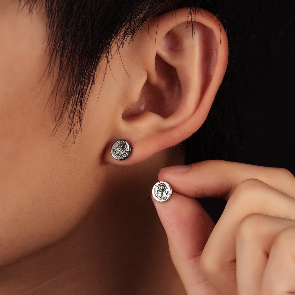 1pair Indian Eagle Stud Earrin - Body Jewelry Indian recension och pris