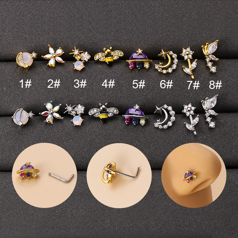 20G Fashion 316L Surgical Stai - Body Jewelry Indian recension och pris