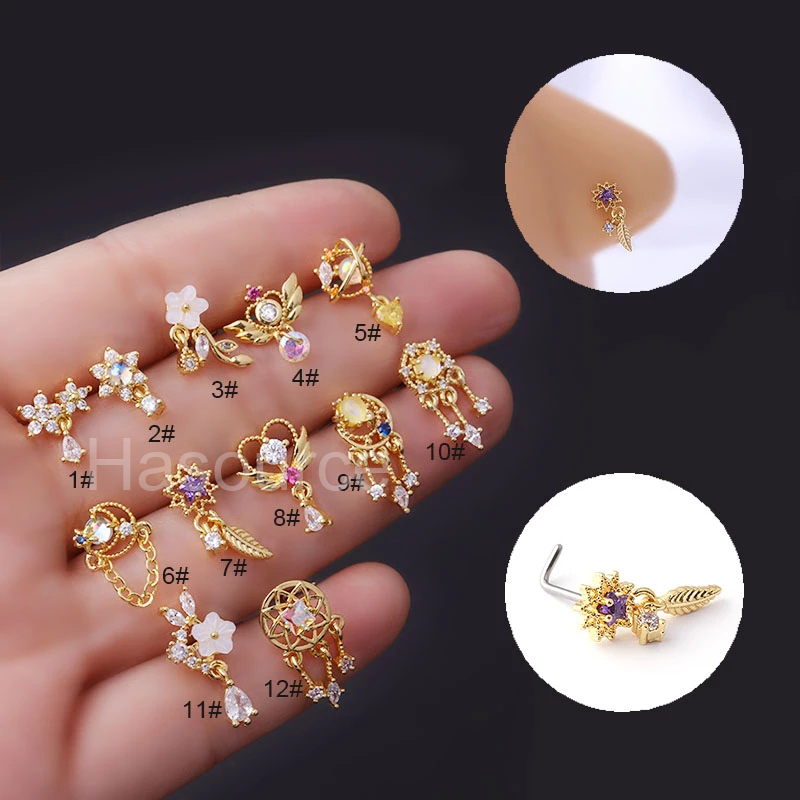 2022 New 1Pcs Fashion 316L Sur - Body Jewelry Indian recension och pris