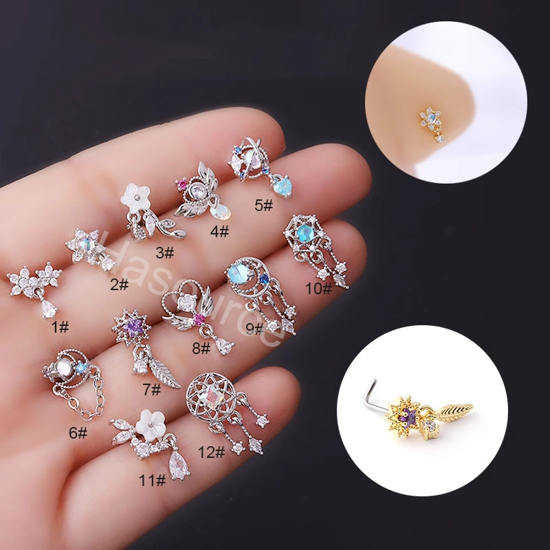 2022 New 1Pcs Fashion 316L Sur - Body Jewelry Indian recension och pris
