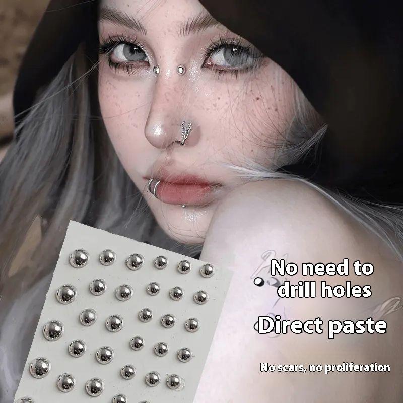 321pcs Non Piercing Lip Studs  - Body Jewelry Nose Ring recension och pris