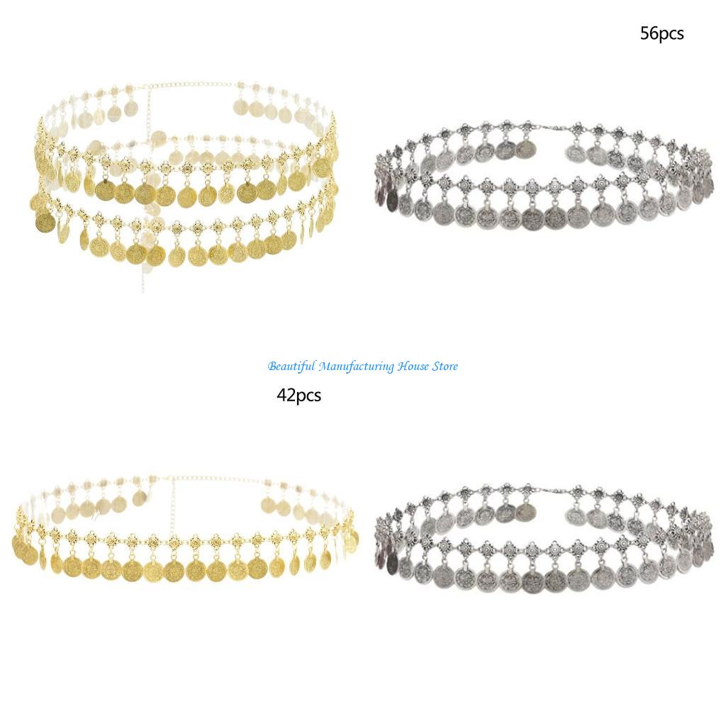E56A Coin Belly Chain Body Cha - Body Jewelry Indian recension och pris