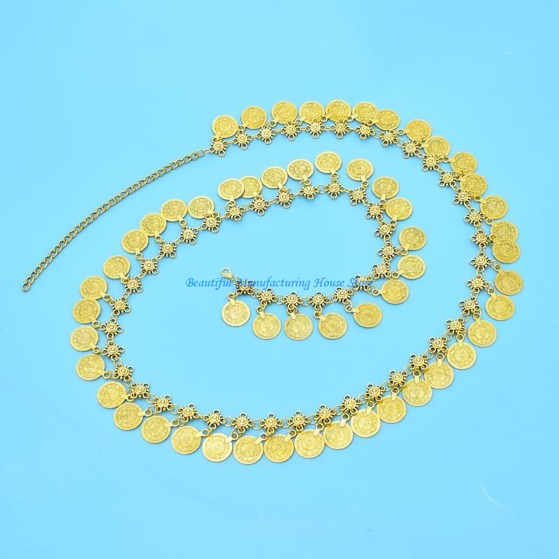 E56A Coin Belly Chain Body Cha - Body Jewelry Indian recension och pris