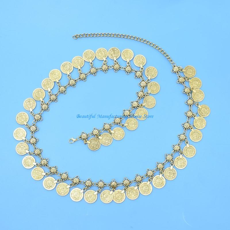 E56A Coin Belly Chain Body Cha - Body Jewelry Indian recension och pris