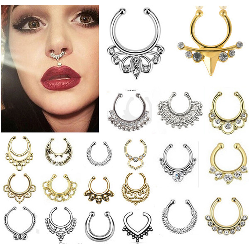Indian Crystal Snag In The Nos - Body Jewelry Indian recension och pris