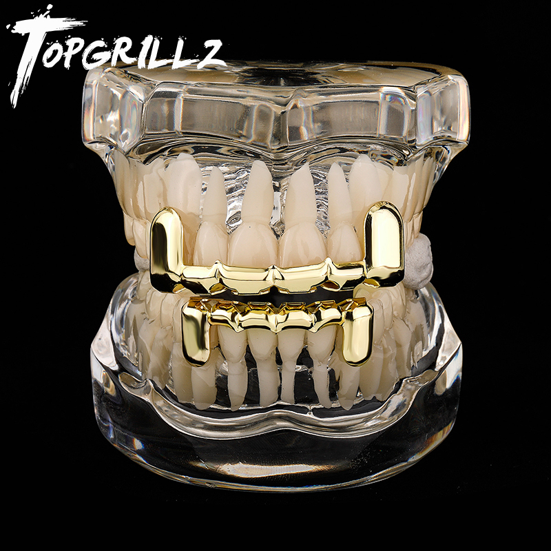 TOPGRILLZ Hip Hop Fangs Mouth  - Body Jewelry Trend recension och pris