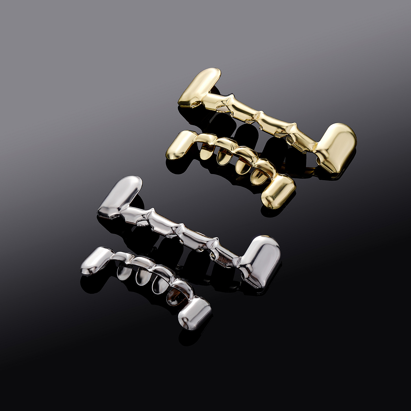 TOPGRILLZ Hip Hop Fangs Mouth  - Body Jewelry Trend recension och pris
