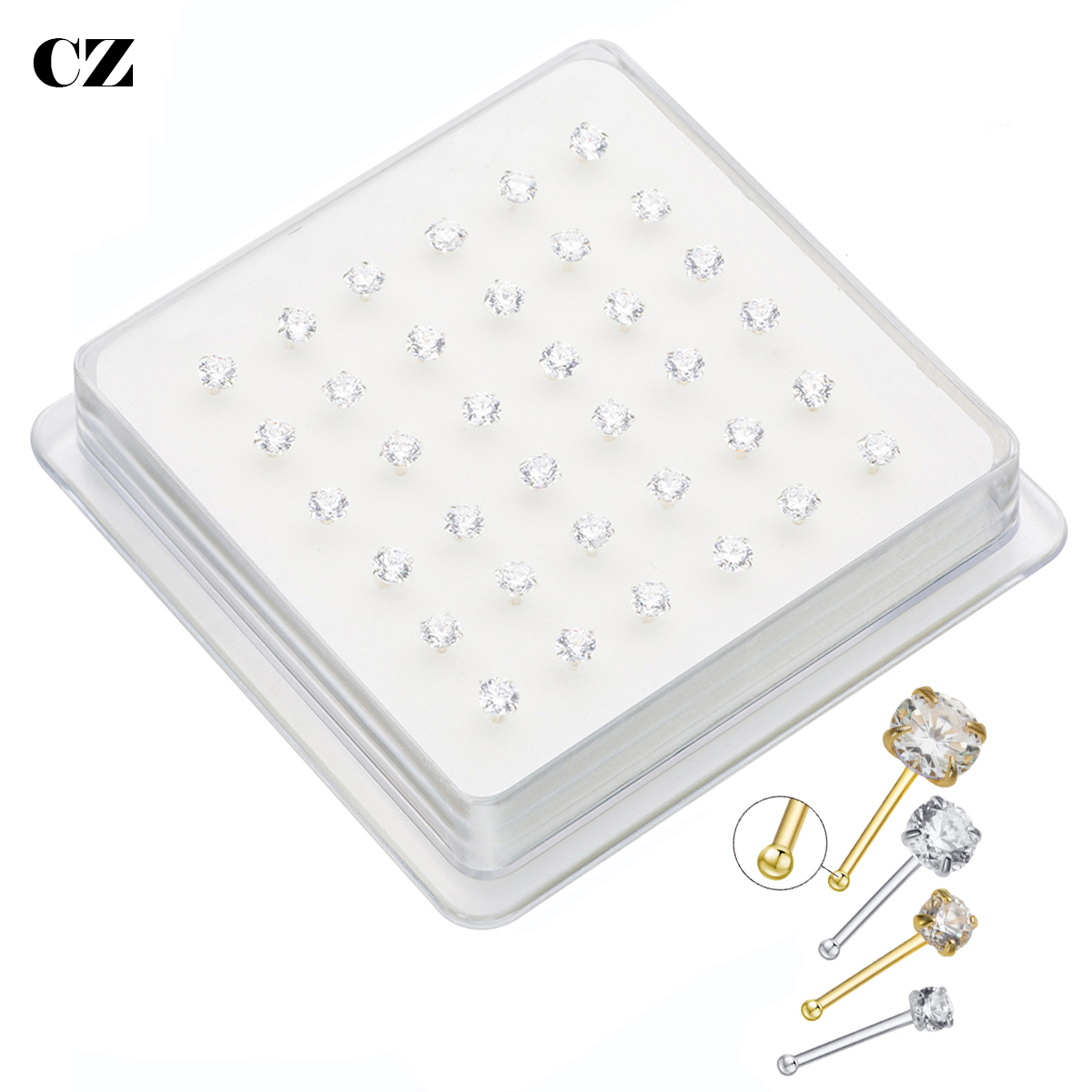 36Pcs/Pack 925 Sterling Silver - Body Jewelry Indian recension och pris