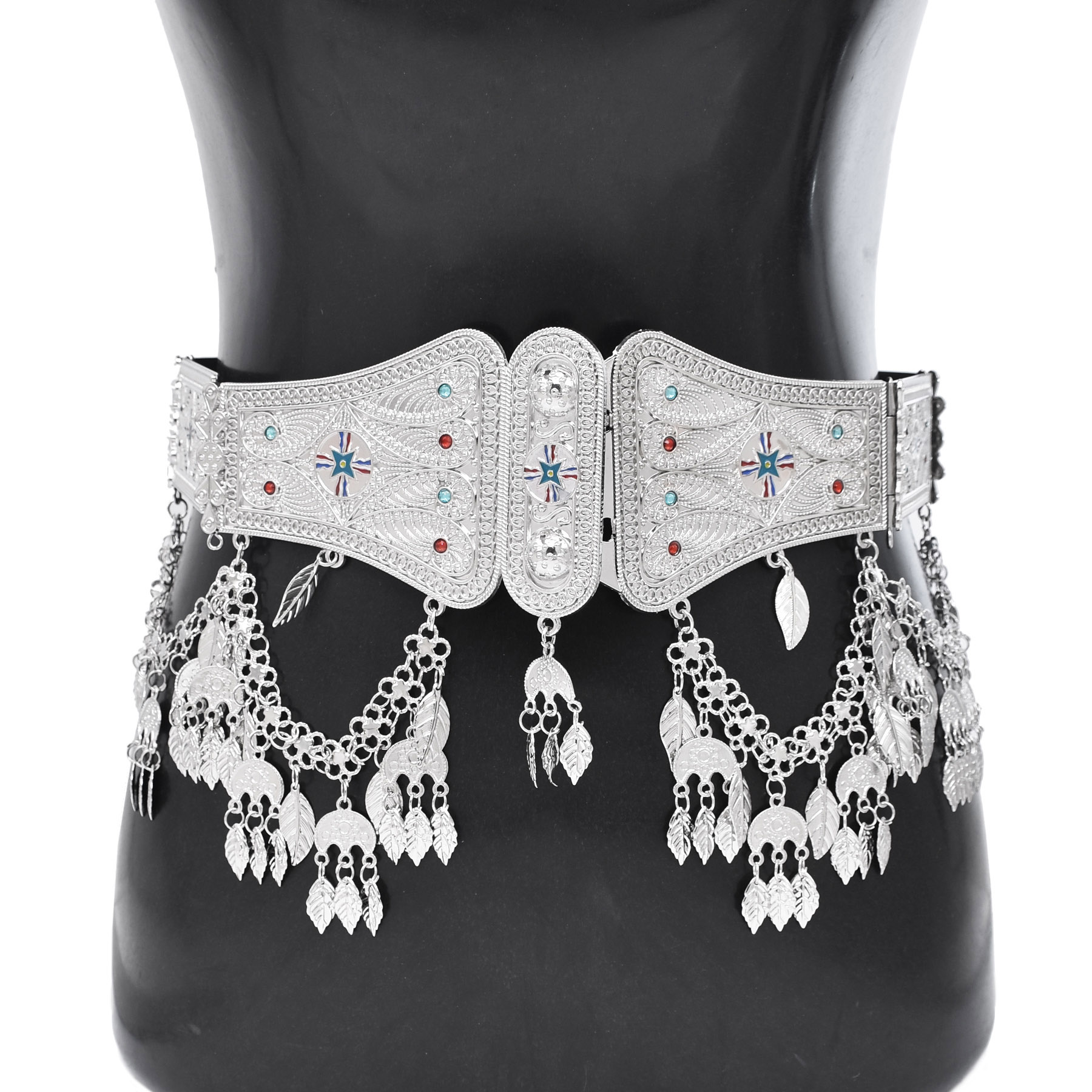 Silver Plated Moroccan Caftan  - Body Jewelry Indian recension och pris