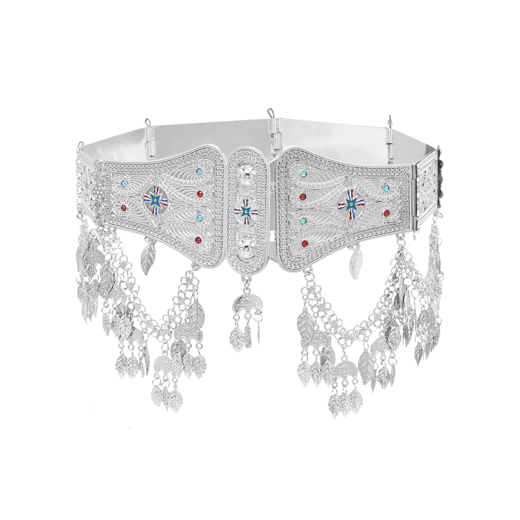 Silver Plated Moroccan Caftan  - Body Jewelry Indian recension och pris