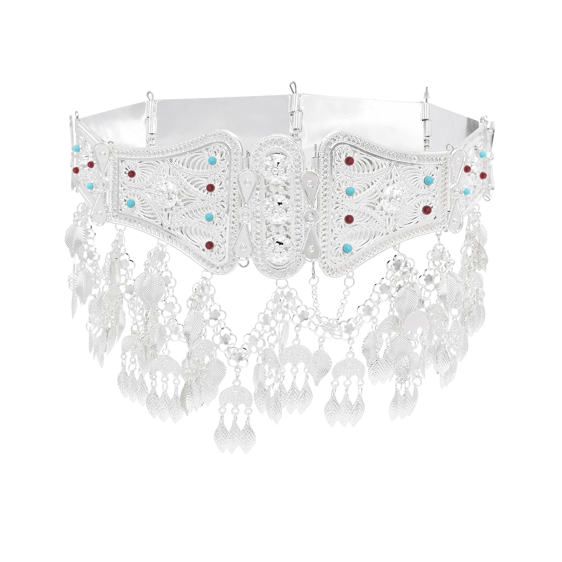 Silver Plated Moroccan Caftan  - Body Jewelry Indian recension och pris