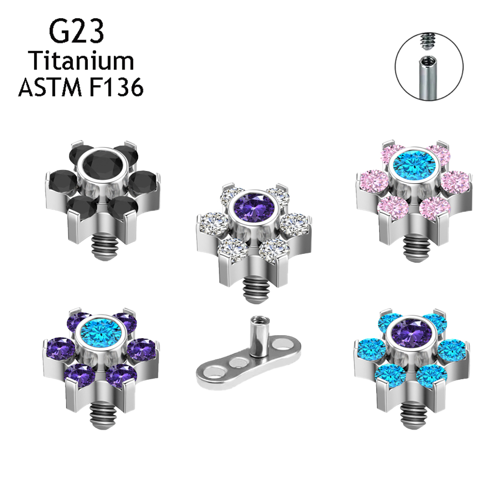 G23 Titanium dermal piercings  - Body Jewelry Dermal recension och pris