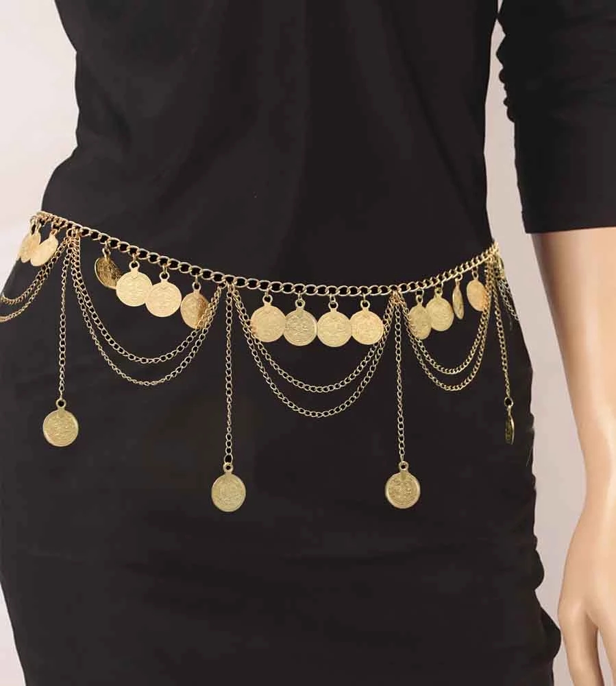 Gypsy Tribal Vintage Gold Colo - Body Jewelry Indian recension och pris